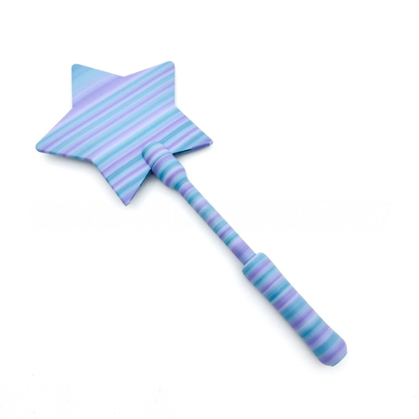 Card Holder Magic Wand 3D Printed Tap To Pay: Blue Pink-35.5 x 15.5 cm-90 g