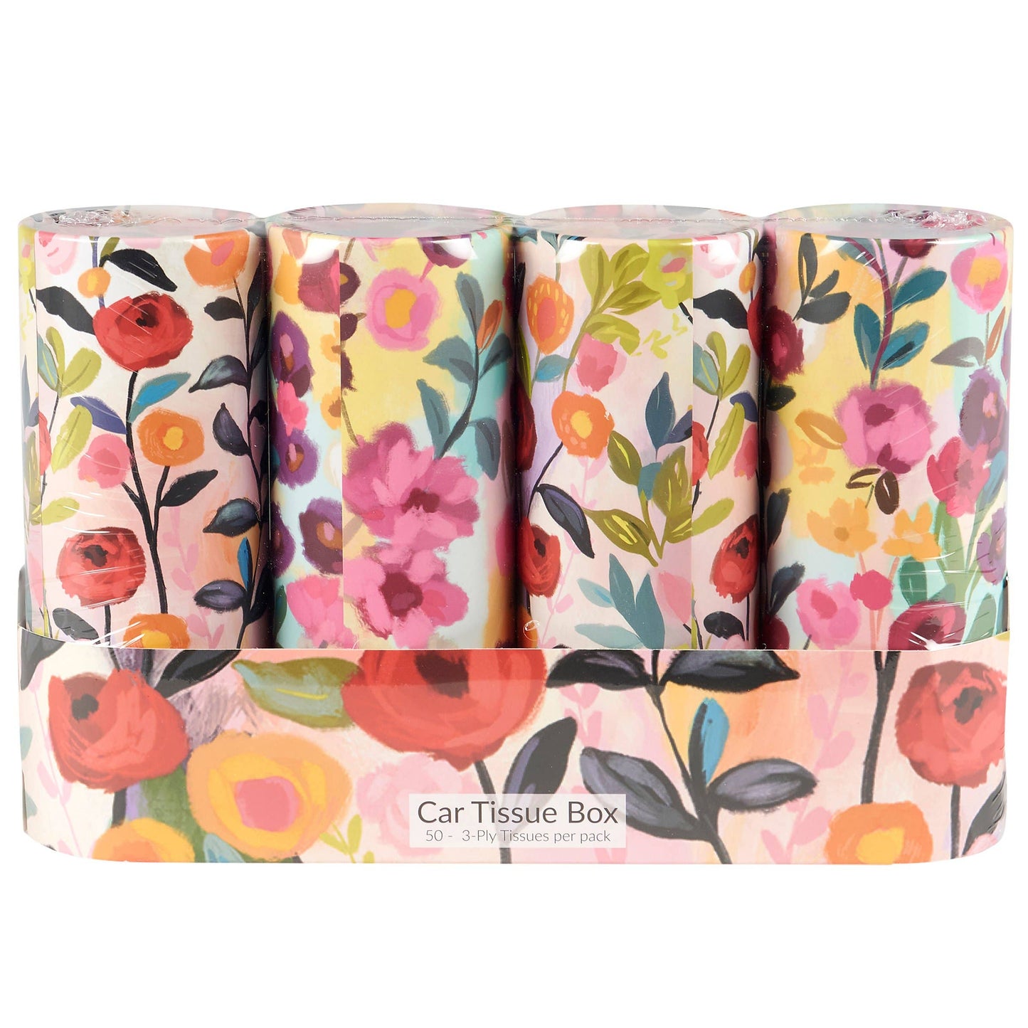 Bright Floral Tissue Box Set