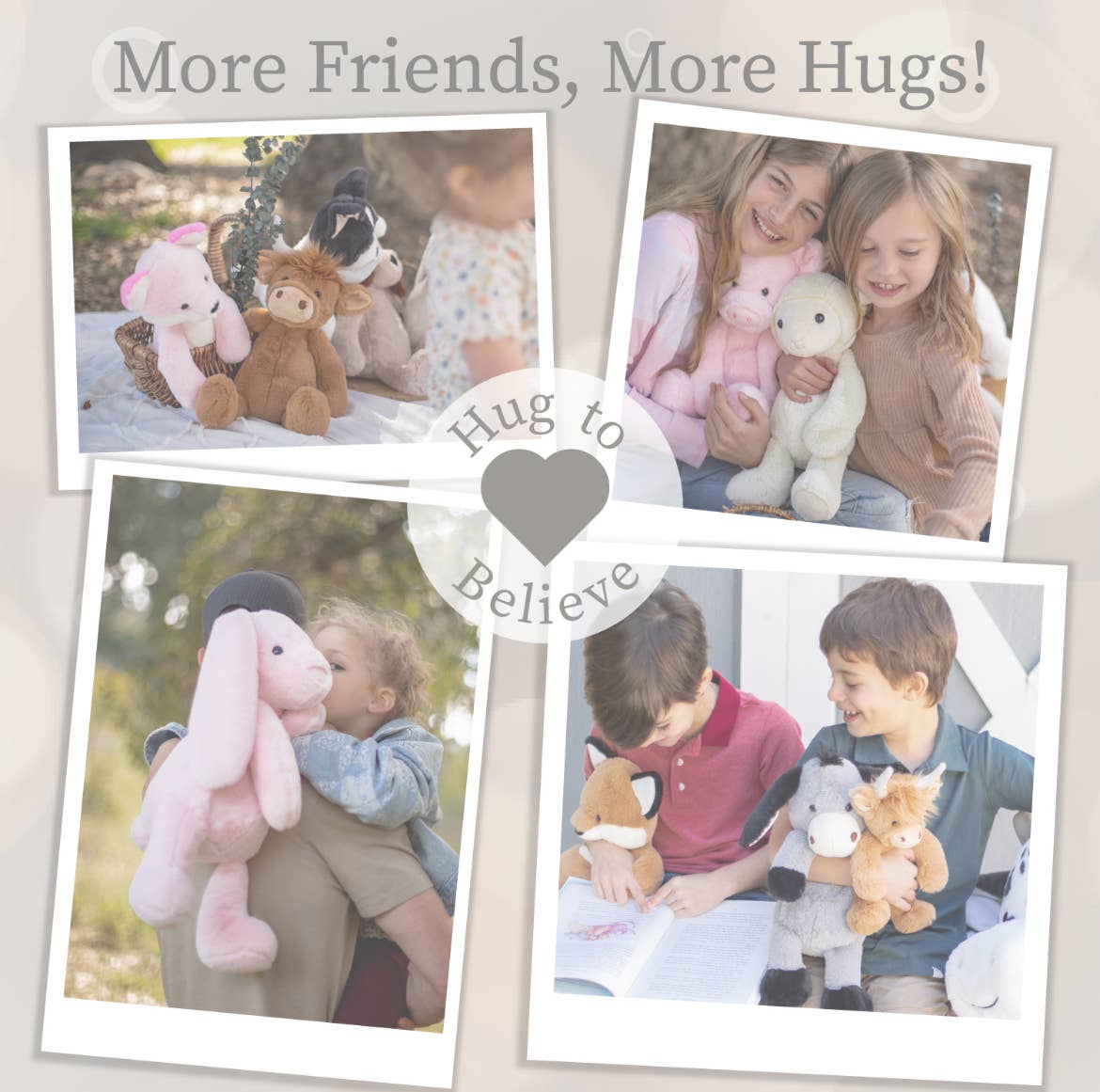 World's Softest Lushee 16 inch BriBri Cream Bunny Plush Toy