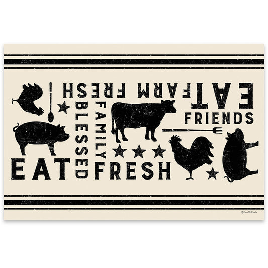 Farmhouse Paper Placemat Pad