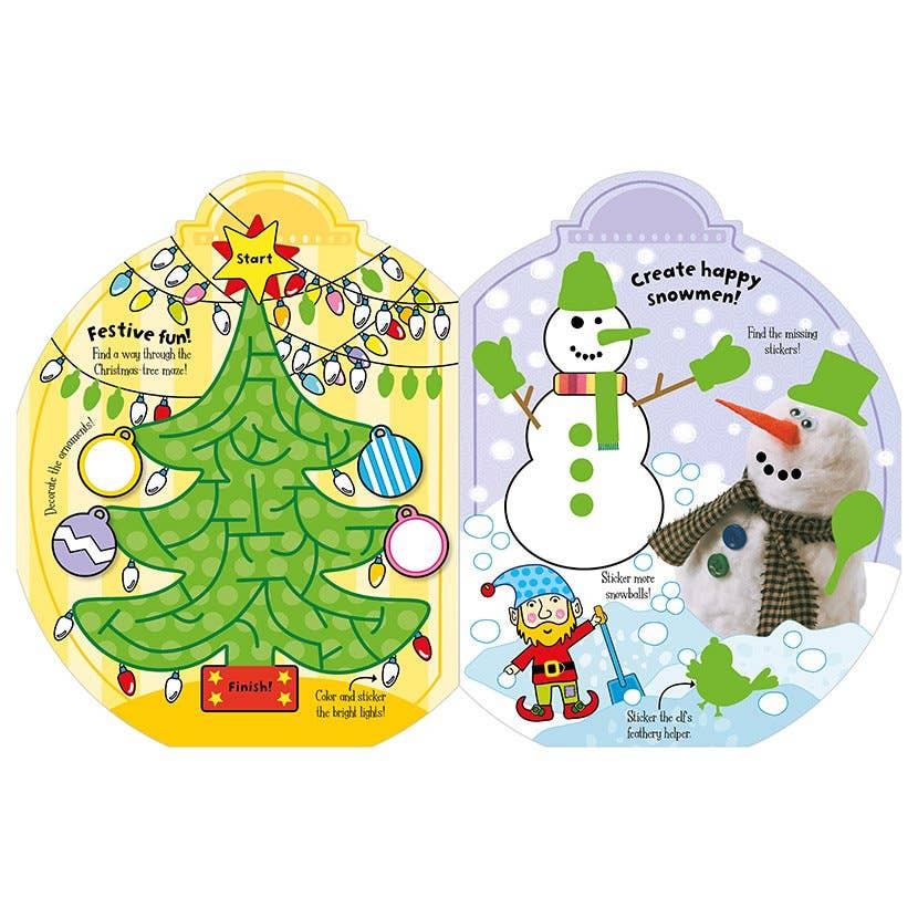 Sticker Activity Book Christmas Fun