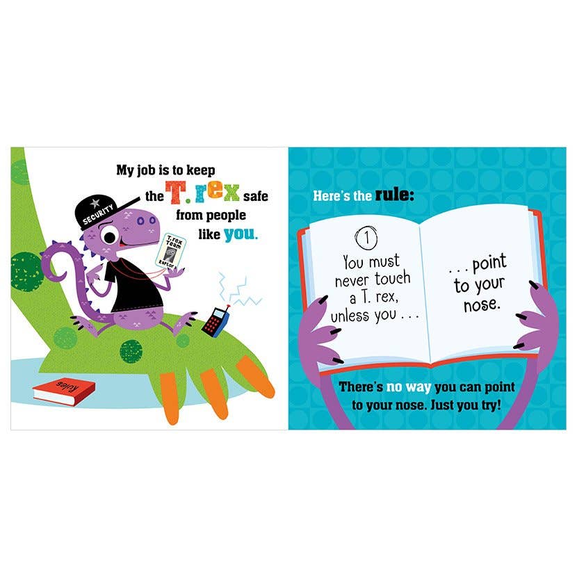 Picture Book Never Touch a T. Rex!