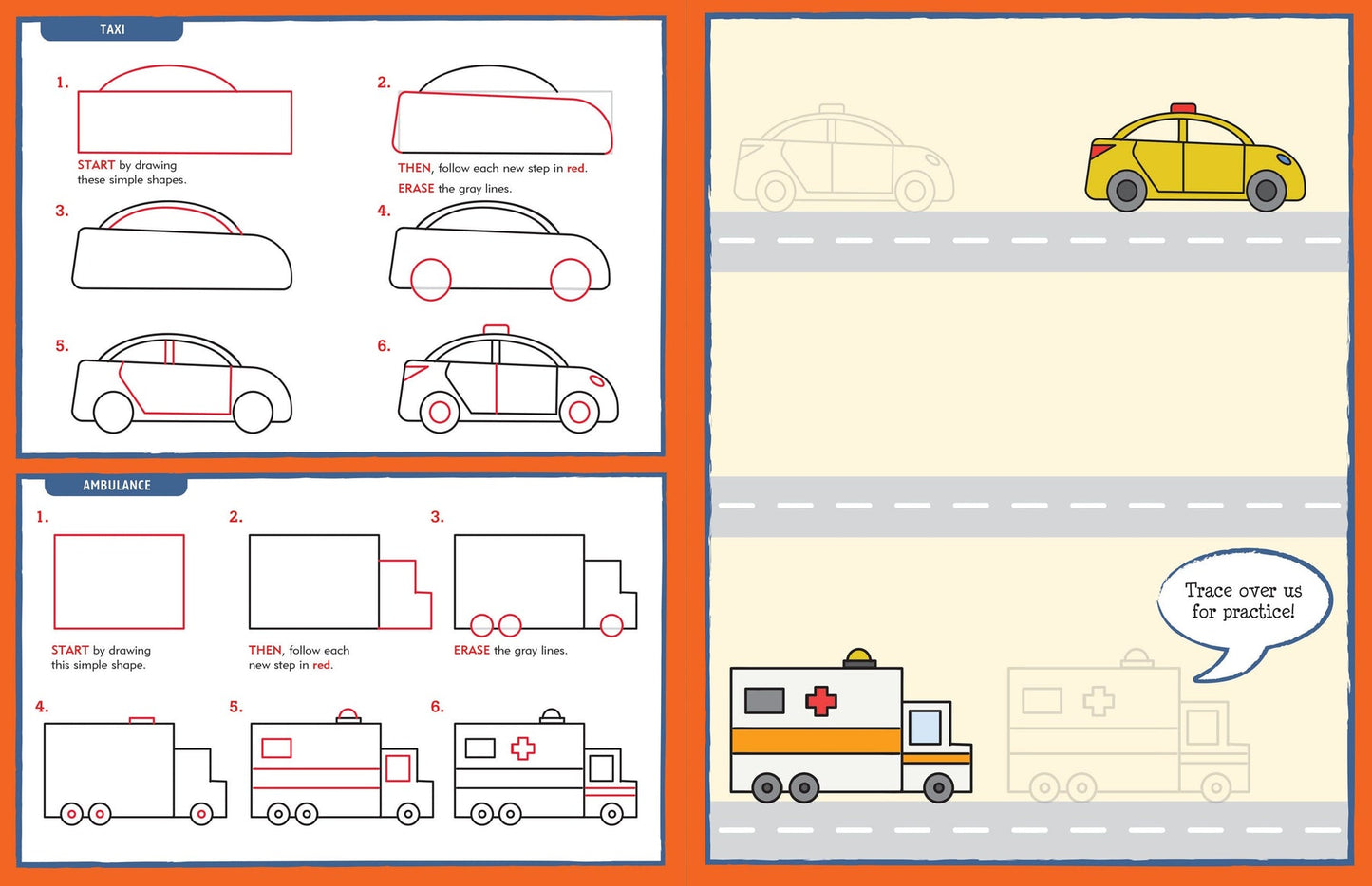 LEARN TO DRAW CARS, TRUCKS AND T