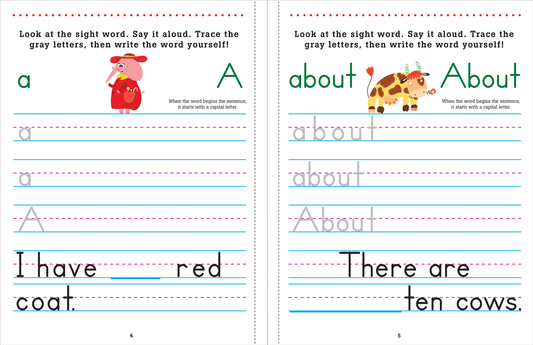 TRACE AND LEARN SIGHT WORDS