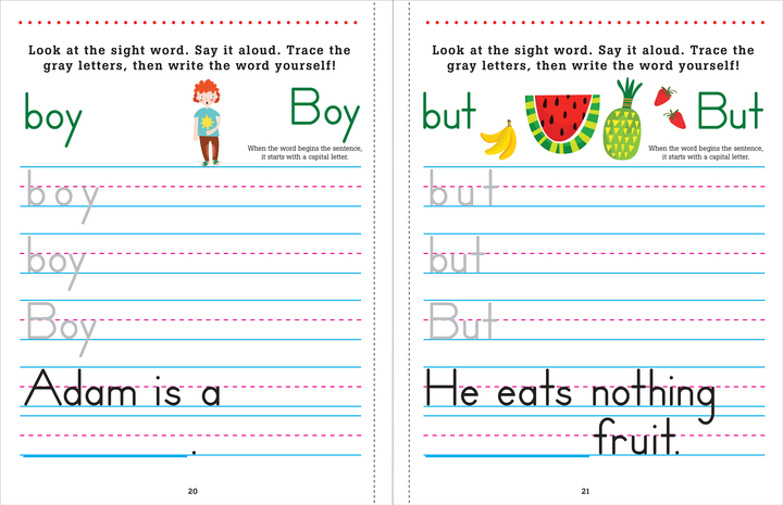 TRACE AND LEARN SIGHT WORDS