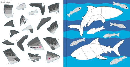 COLOR BY STICKER AT THE AQUARIUM