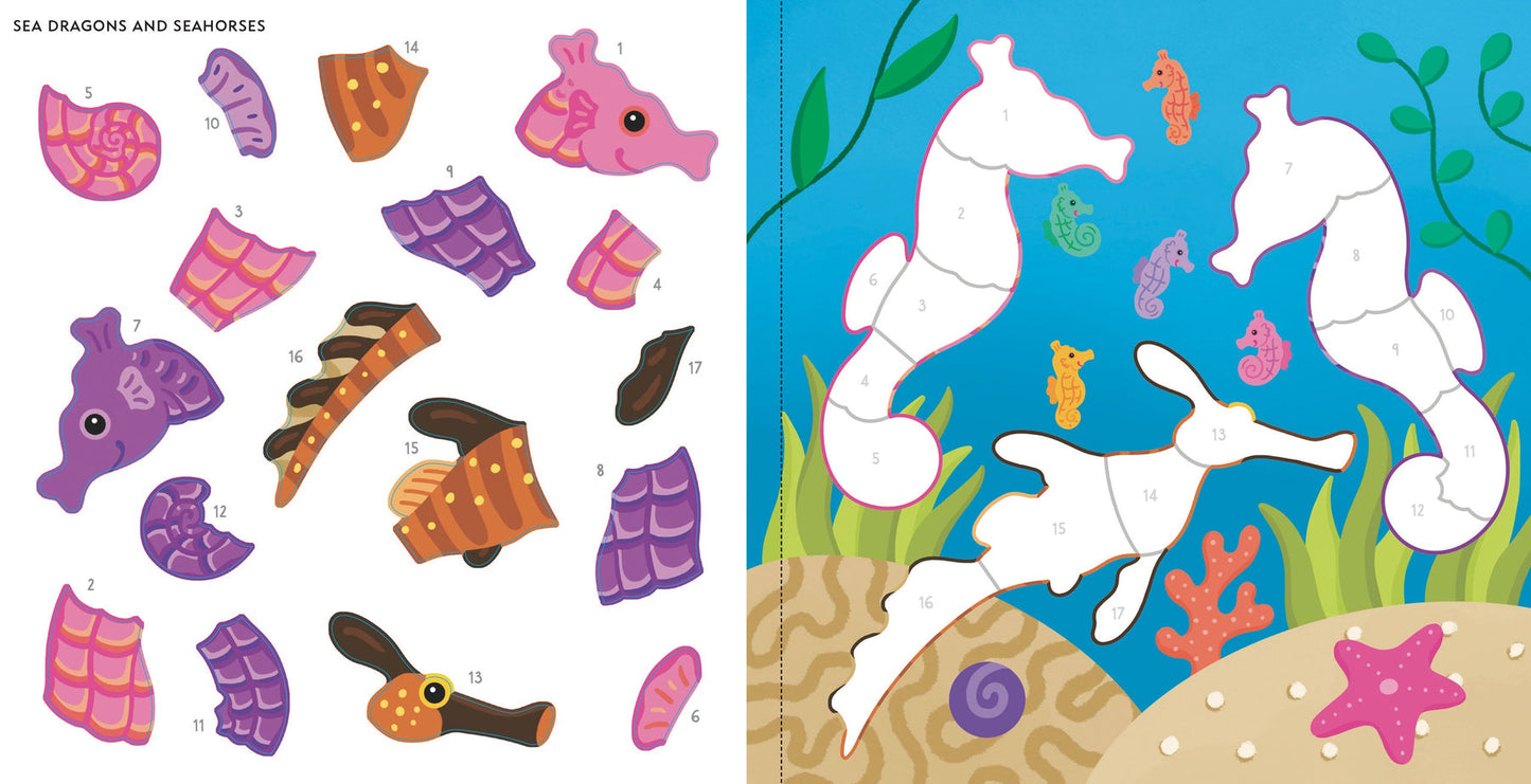 COLOR BY STICKER AT THE AQUARIUM