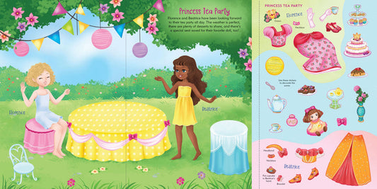 PRINCESSES STICKER DOLL DRESS UP