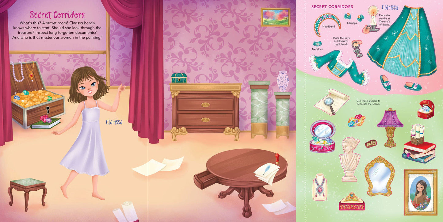 PRINCESSES STICKER DOLL DRESS UP