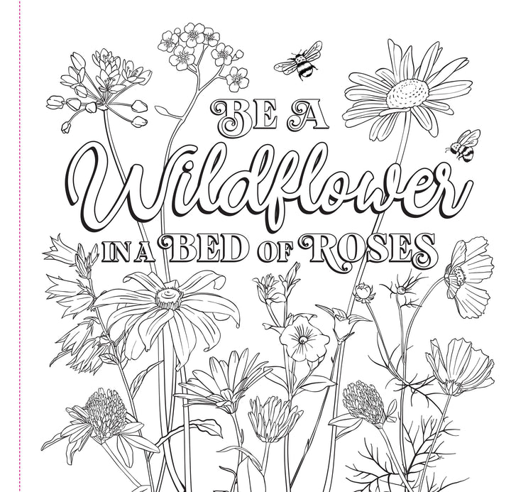 WILDFLOWERS ARTIST'S COLORING BO