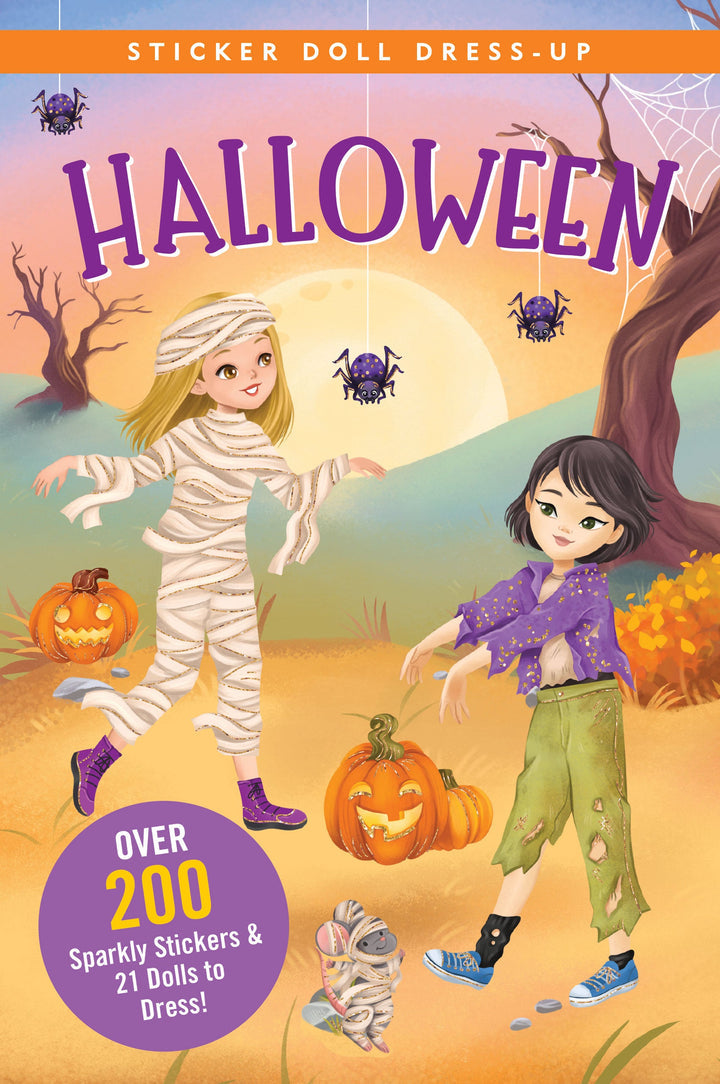 HALLOWEEN STICKER DOLL DRESS UP