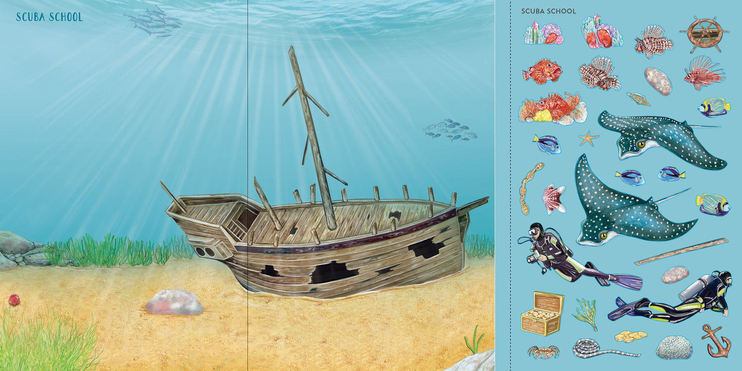 UNDER THE SEA STICKER SCENES