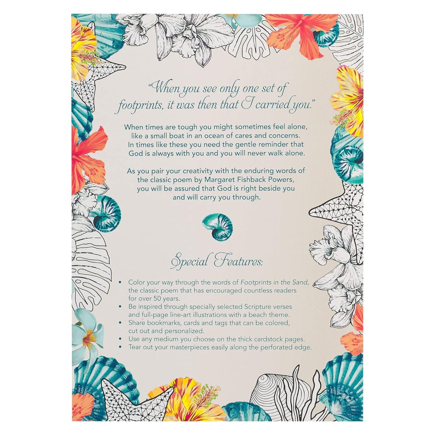 FOOTPRINTS IN THE SAND COLORING