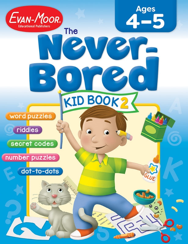 NEVER BORED KID BOOK AGE 4-5