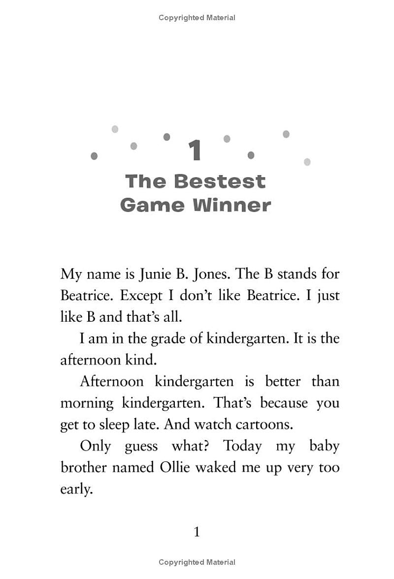 JUNIE B. JONES AND THE YUCKY BLUCKY FRUITCAKE