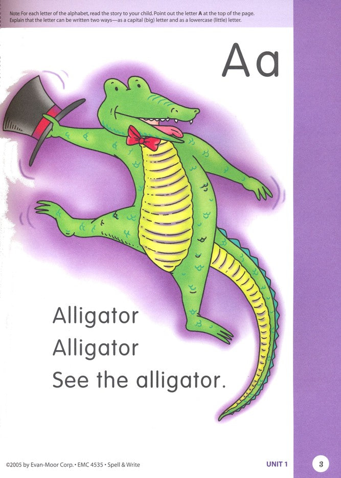 SPELL AND WRITE PRE-K