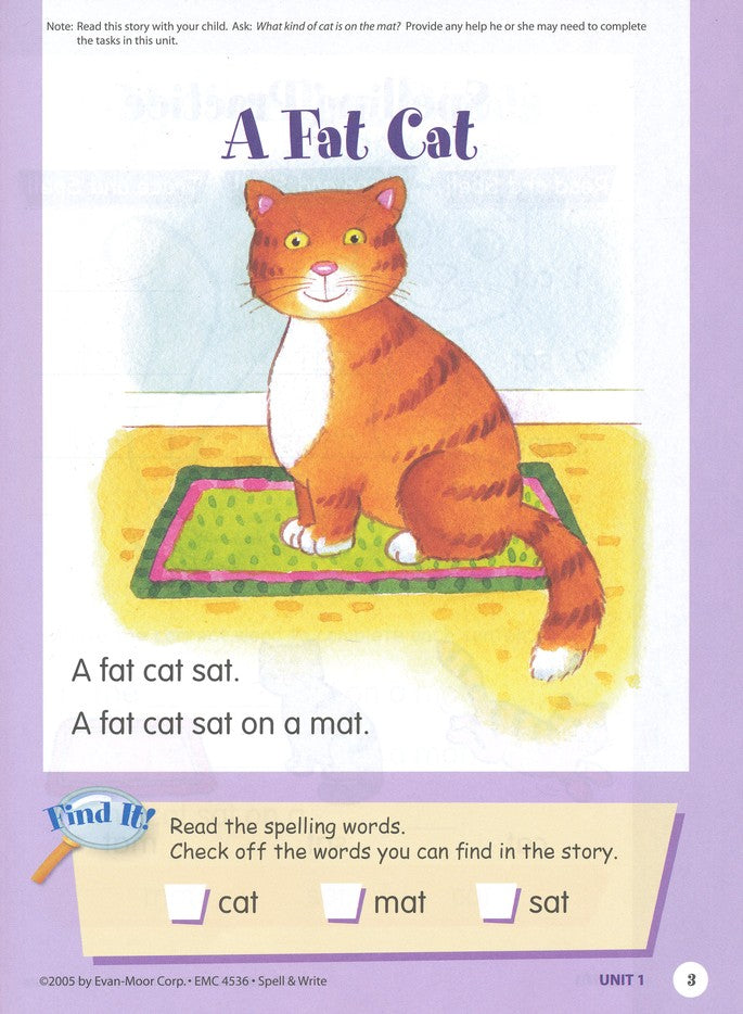 SPELL AND WRITE K