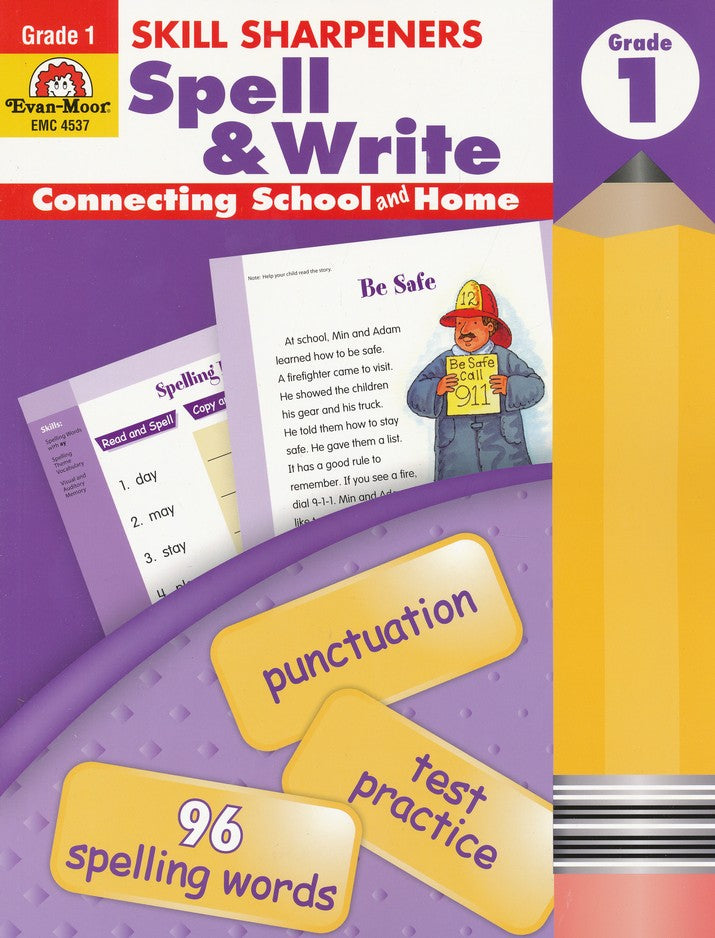 SPELL AND WRITE 1 SKILL SHARPE