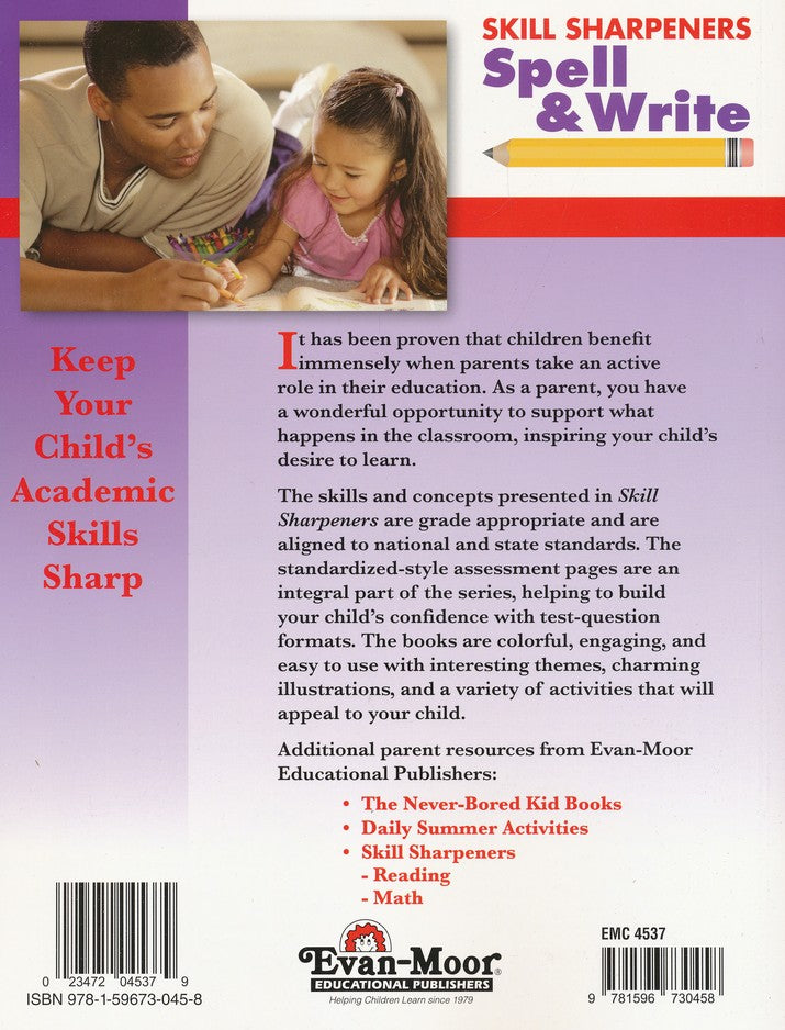 SPELL AND WRITE 1 SKILL SHARPE