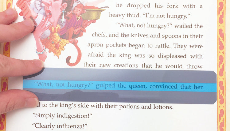 READING GUIDE STRIP/BLUE