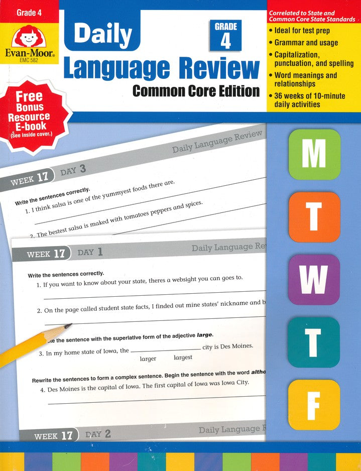 DAILY LANGUAGE REVIEW 4-TCHR