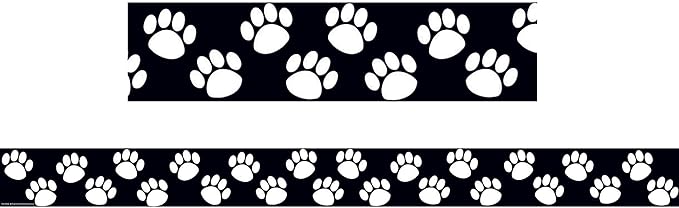 PAW PRINT TRIMMER BL/WHITE