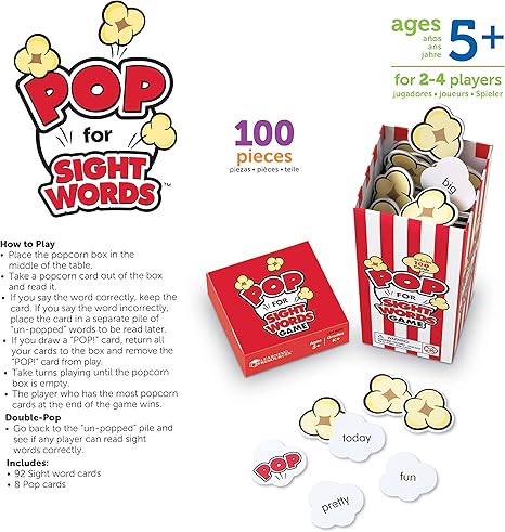 POP FOR SIGHT WORDS