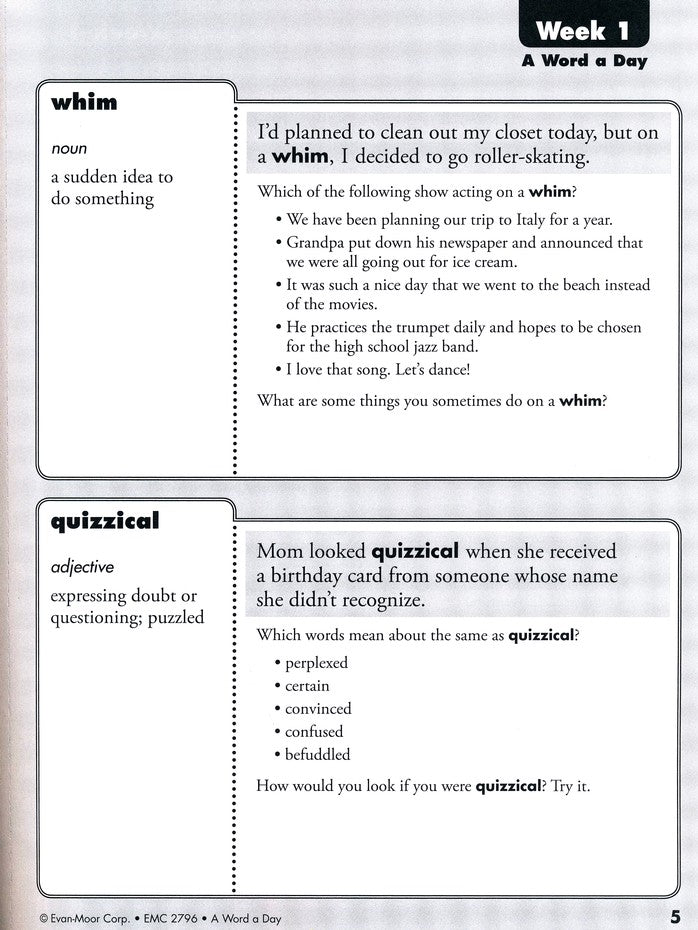 A WORD A DAY GR 6+