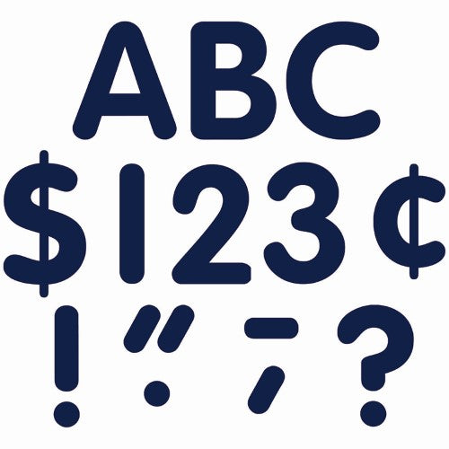 NAVY BLUE CLASSIC LETTERS 4"