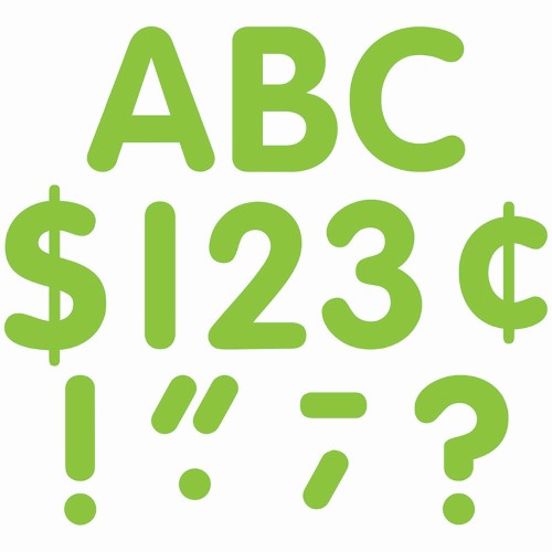 LIME CLASSIC LETTERS 4"