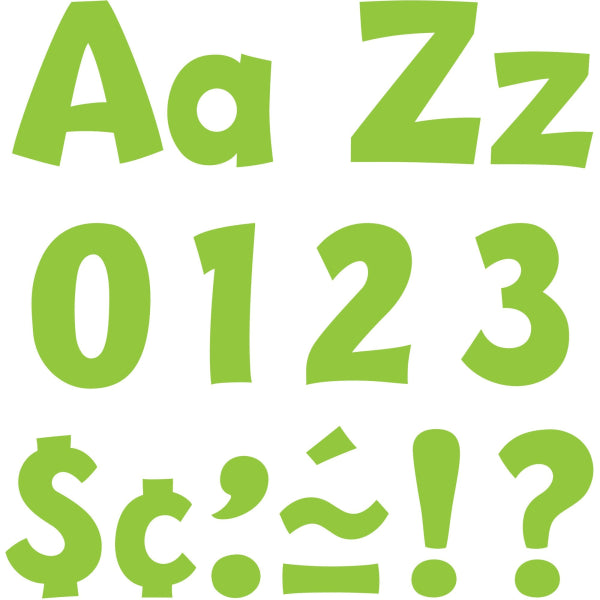 LIME 4" PLAYFUL LETTERS