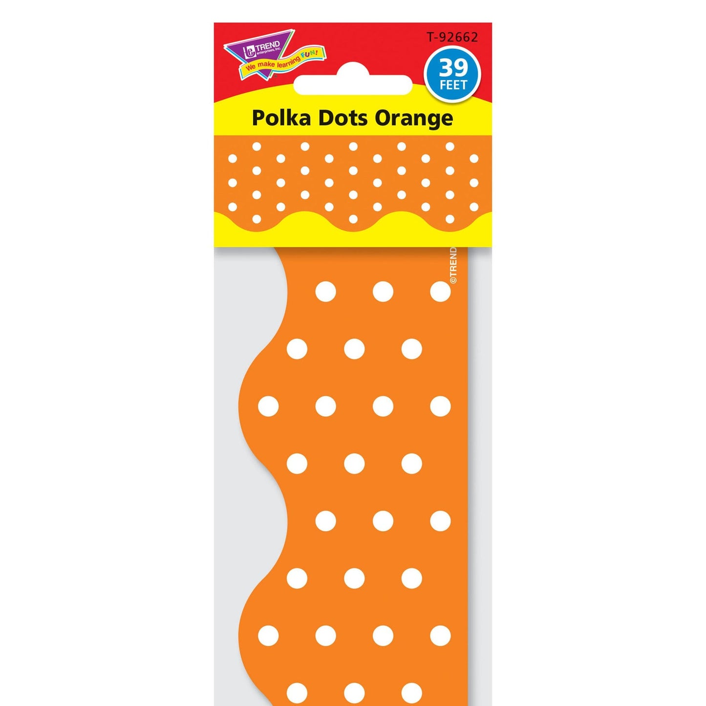 ORANGE POLKA DOT