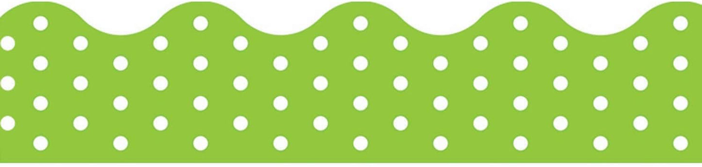 LIME GREEN POLKA DOT