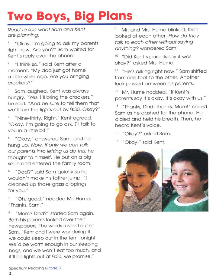 SPECTRUM READING 3 (2015)