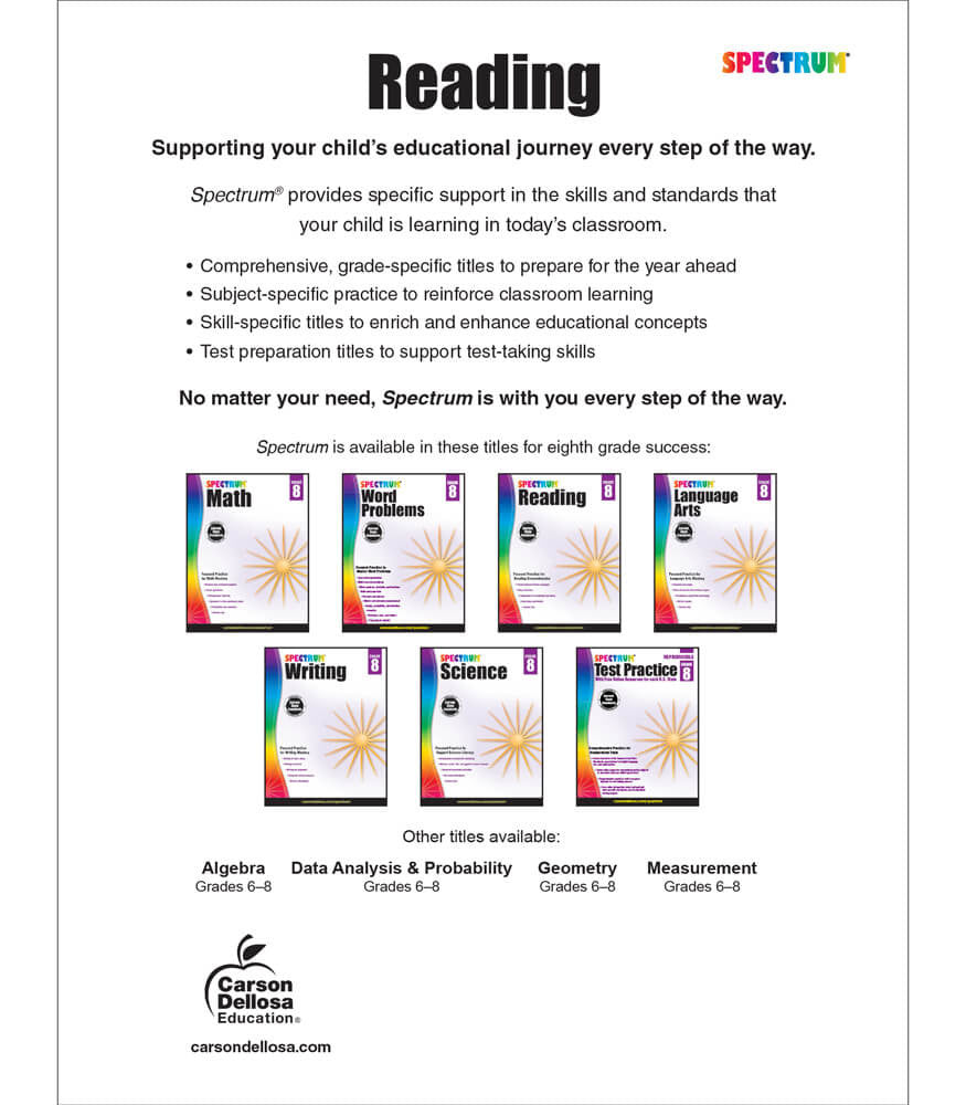 SPECTRUM READING 8 (2015)