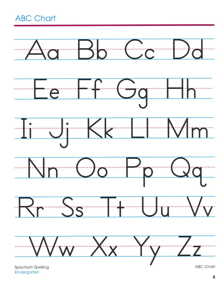 SPECTRUM SPELLING K (2015)