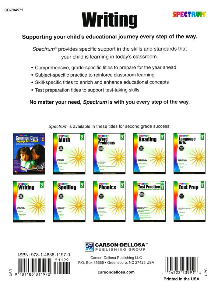 SPECTRUM WRITING 2 (2015)