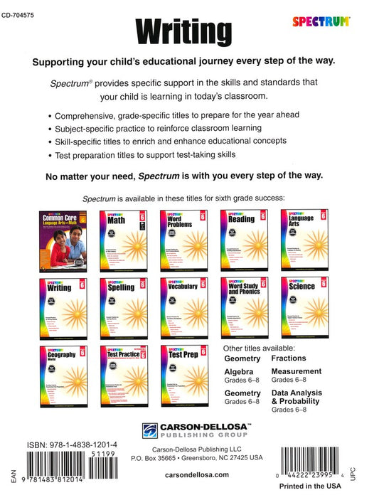 SPECTRUM WRITING 6 (2015)