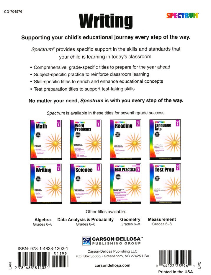 SPECTRUM WRITING 7 (2015)