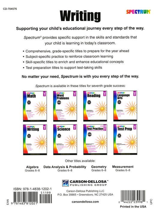 SPECTRUM WRITING 7 (2015)