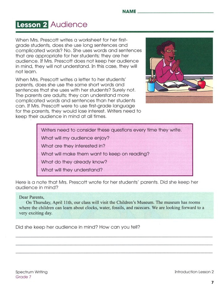 SPECTRUM WRITING 7 (2015)