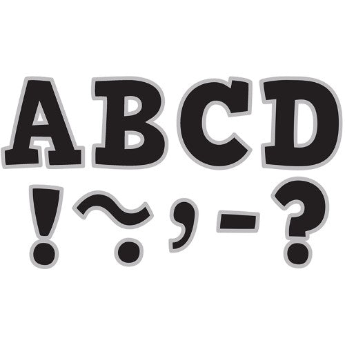 MAGNETIC BLACK LETTERS