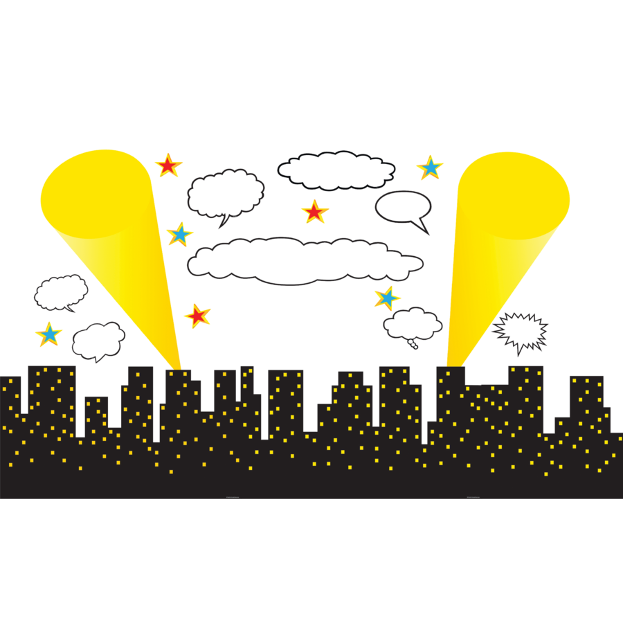 SUPERHERO CITYSCAPE BBS