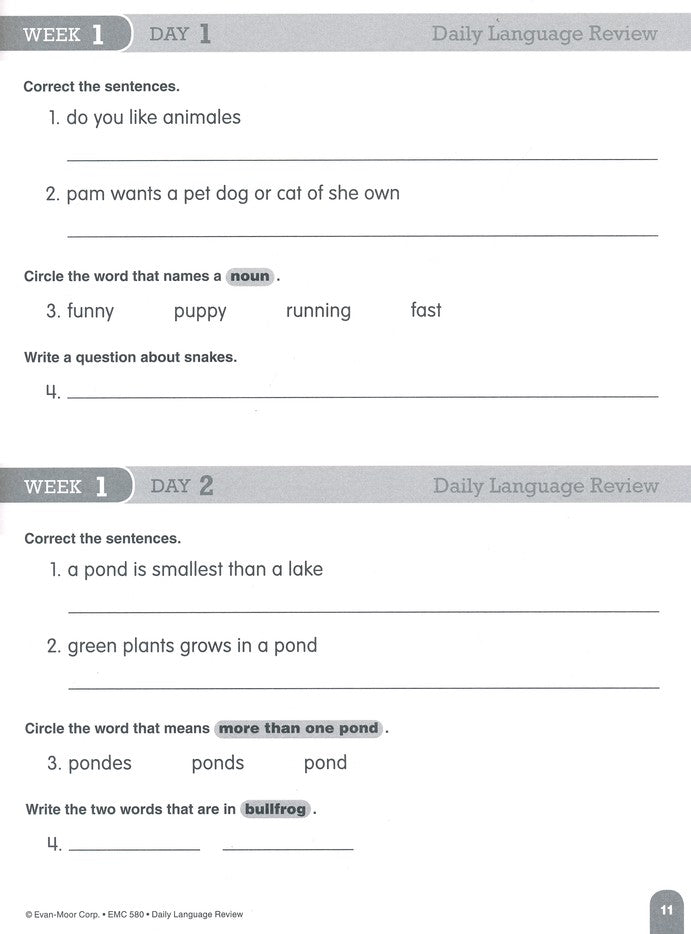 DAILY LANGUAGE REVIEW 2
