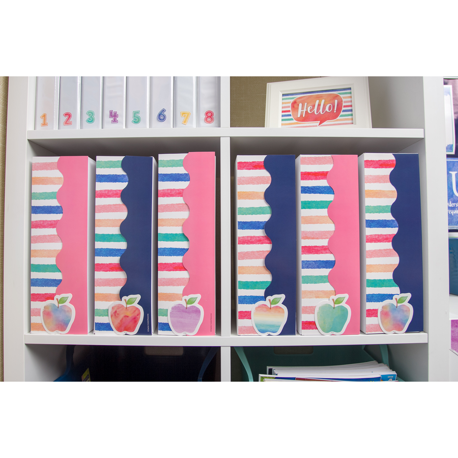WATERCOLOR STRIPES BORDER