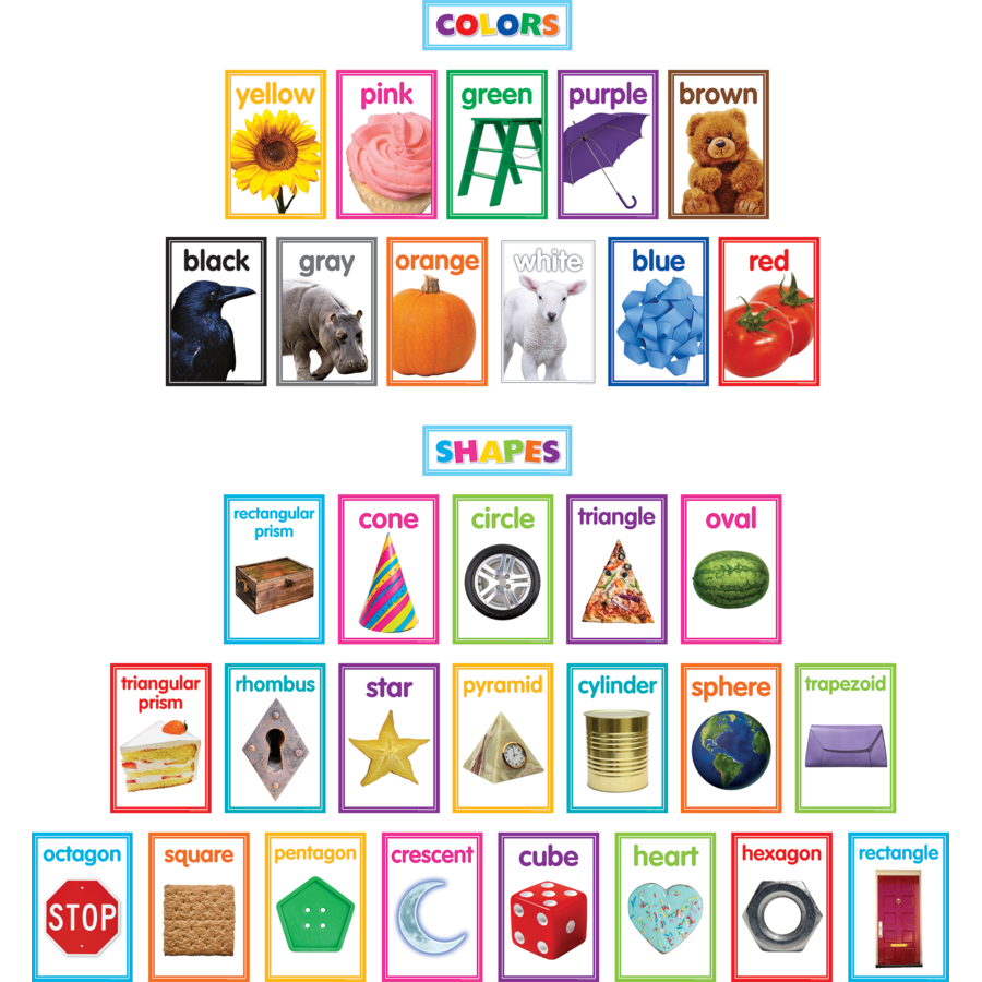 COLORFUL PHOTO SHAPES AND COLORS