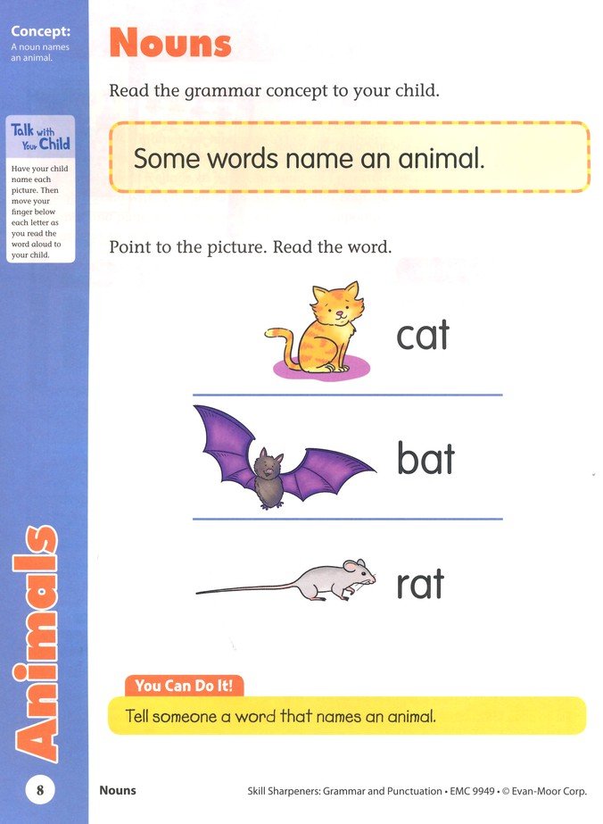 GRAMMAR AND PUNCTUATION PREK