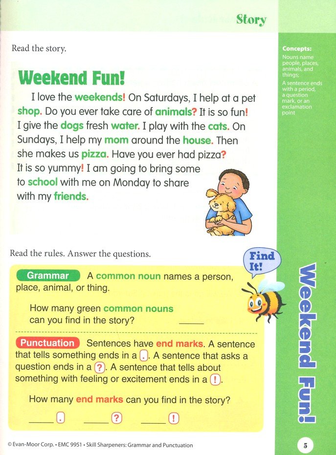 GRAMMAR AND PUNCTUATION 1