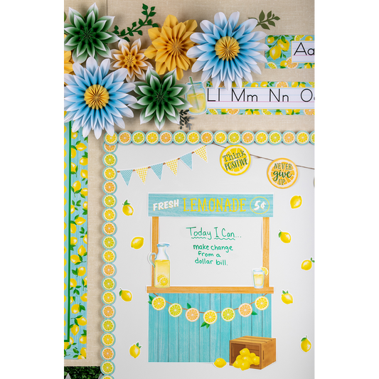 LEMON ZEST CITRUS SLICES BORDER