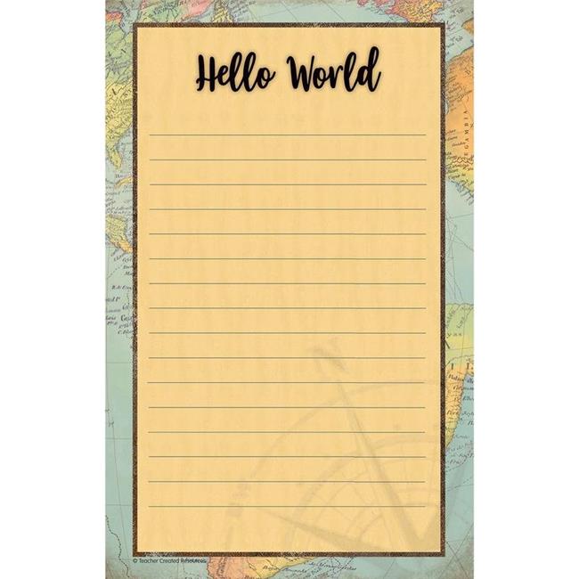 TRAVEL THE MAP NOTEPAD
